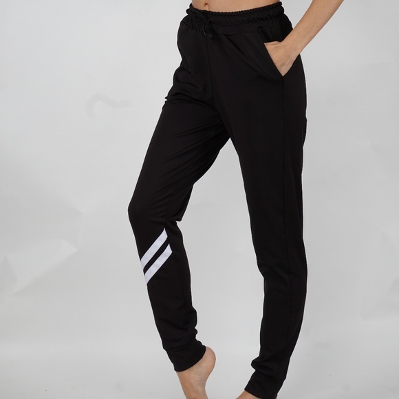 Fit Division Pants - Drawstring Waist Jogger Sweatpants with Pockets